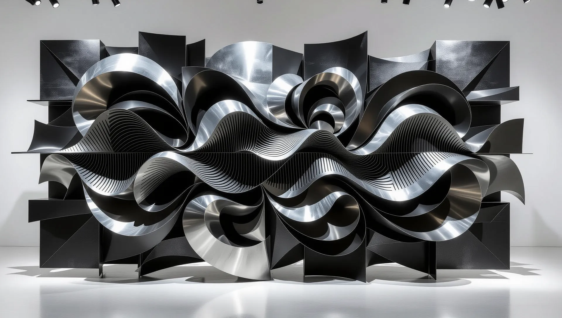 Abstract body in black