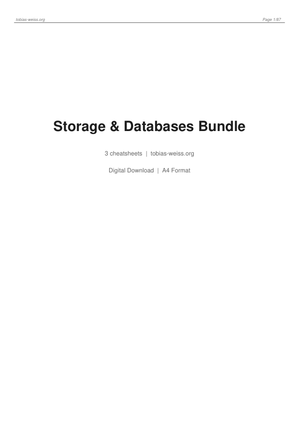 Storage & Databases Bundle